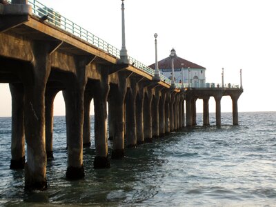 Coast jetty sea photo