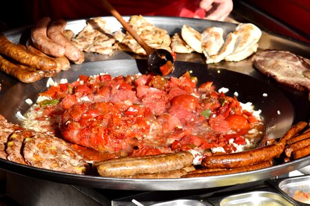 Meat pan meal