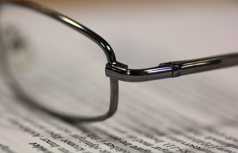 Paper ends spectacle frames