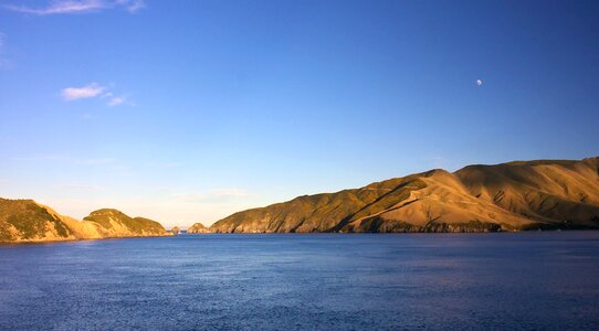 Coast lake mountains