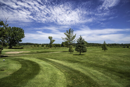 Golf Course Landscape on the Sugar River State Trail photo