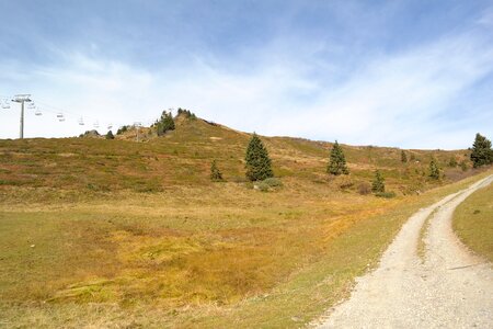 4 seat chair lift mountains hiking