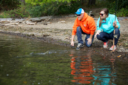 Anglers catch and release photo