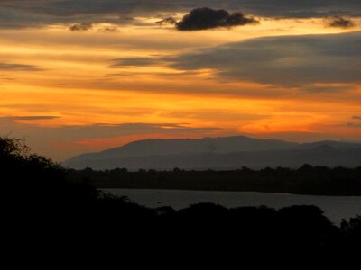 Landscape sky clouds photo