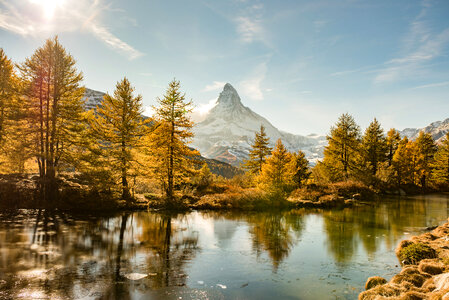 Mountain Lake & Matterhorn photo