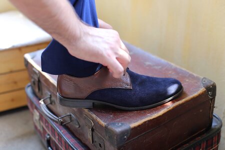 Shoe handmade luggage photo