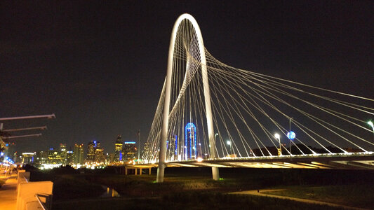 Bridge Architecture and city skyline photo