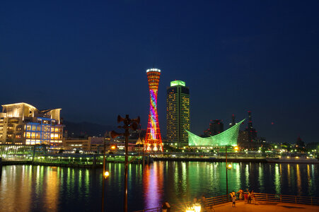 1 Night view in Kobe photo