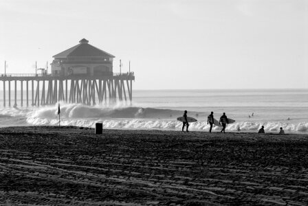 Activity surfing ocean photo