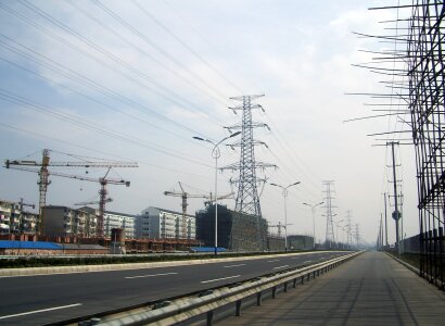 Electricity travel street