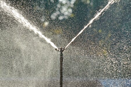 Equipment irrigation moisture