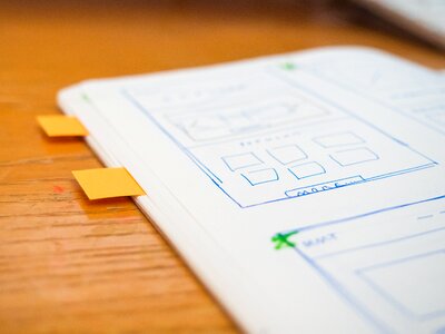 Sketch Wireframe Web Design Notes photo