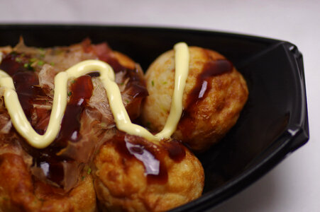 3 Octopus fritters