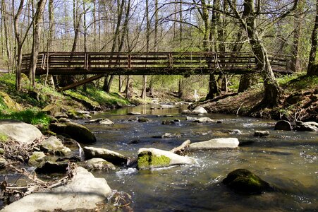 Nature hiking water