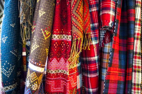 Color texture textile