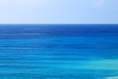 Beautiful blue horizon photo