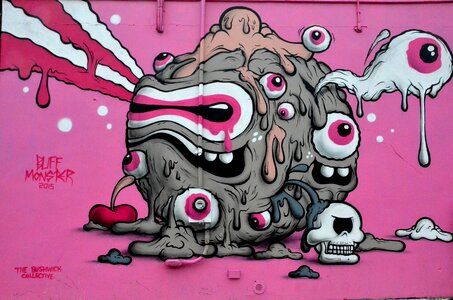 Art wall spray