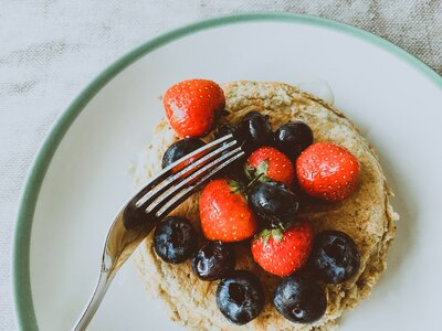 Strawberries & Blueberries for Breakfast photo