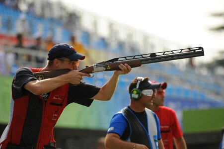 Rifle trap olympics photo