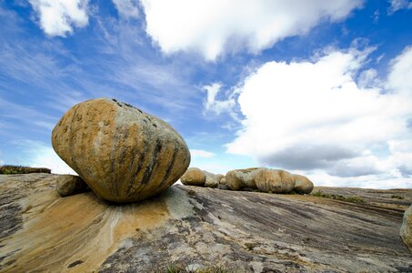 Rock sky landscape photo