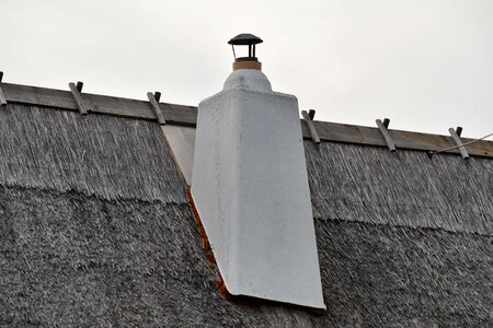 Chimney old rooftop photo