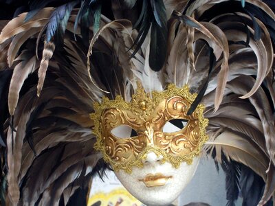 Mask of venice carnival italy