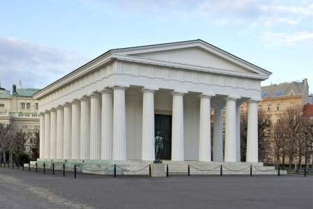 Theseus temple in park Volksgarten in Vienna, Austria photo