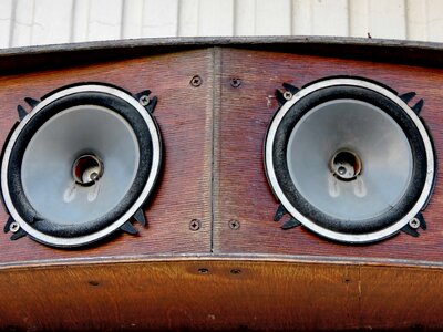 Audio speaker intensity photo