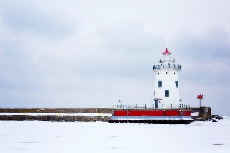 Nautical winter snowy