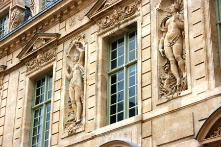 Paris architecture windows