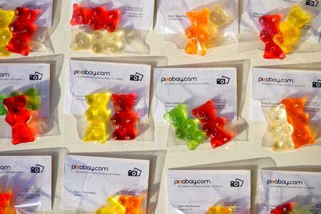 Mitbringsel cellophane gummi bear