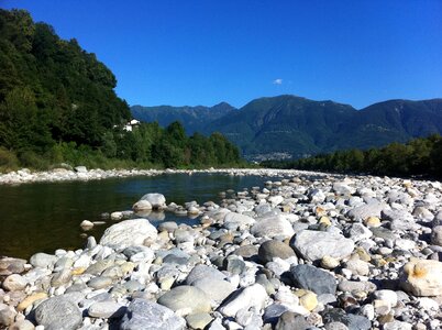 Stones mountains alpine