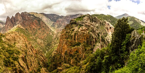 Nature outlook mountains photo