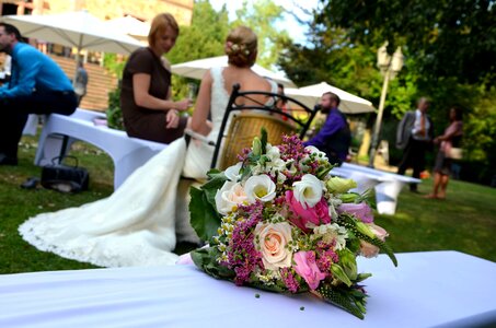 Marry flowers celebration photo