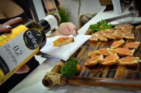 Extra virgin food ciabata