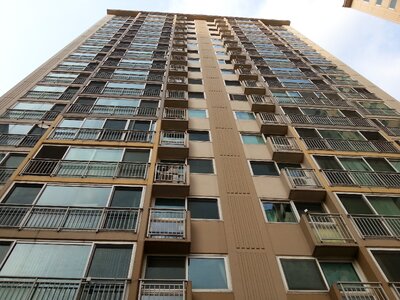 High rise buildings city building