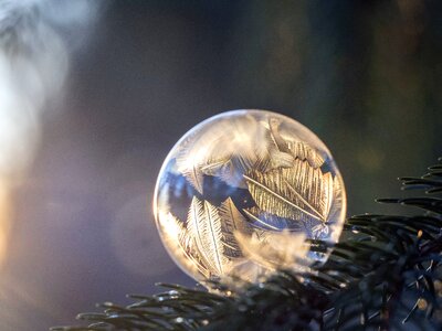 Ball-Shaped beautiful photo christmas