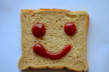 Bread Slice Smile Emotion