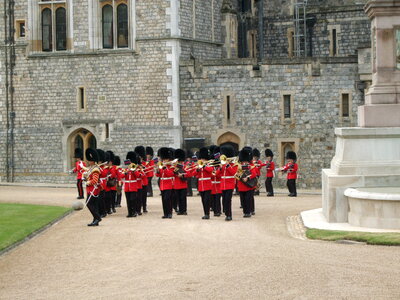 Welsh Guards band photo