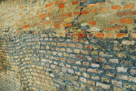 Structure brick brick wall