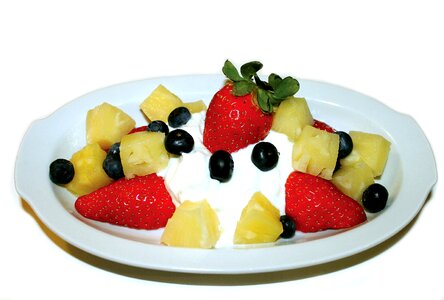 Strawberry food pineapple photo