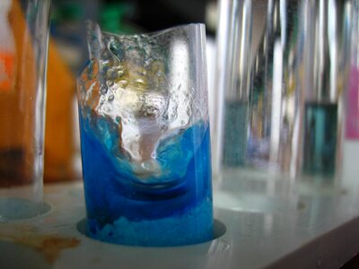 Chemicals glass 
