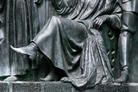 bronze monument close-up photo