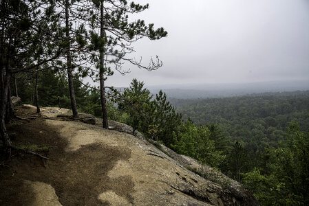 Overlook at the Bluff at Algonquin Provincial Park, Ontario photo
