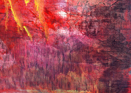 abstract painted texture on canvas photo
