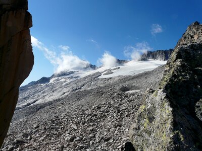 Scree pyrenees mountains