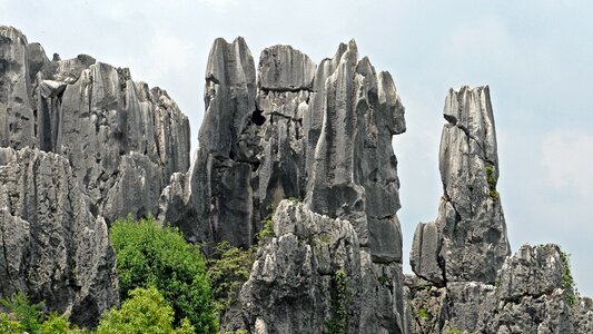 China kunming stone forest photo