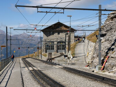 Eigergletscher train station photo