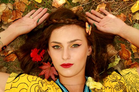 Portrait vegetation beauty