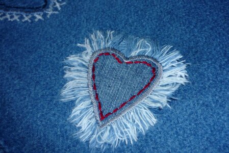 Heart love textile photo